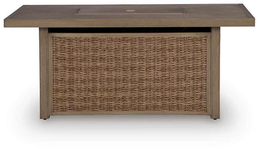 Laguna Heights Outdoor Fire Pit Table - Furniture Max (Falls Church,VA) *