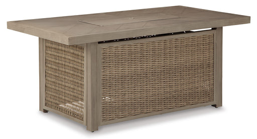Beachcroft Outdoor Sofa, Lounge Chairs and Fire Pit - Furniture Max (Falls Church,VA) *