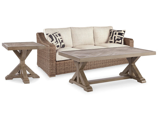 Beachcroft Beachcroft Nuvella Sofa with Coffee and End Table - Furniture Max (Falls Church,VA) *