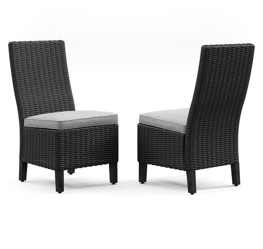 Beachcroft Outdoor Side Chair with Cushion (Set of 2) - Furniture Max (Falls Church,VA) *