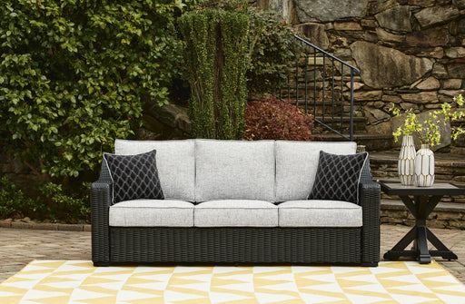 Beachcroft Outdoor Sofa with Cushion - Furniture Max (Falls Church,VA) *