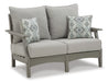 Visola Outdoor Sofa and Loveseat Set - Furniture Max (Falls Church,VA) *