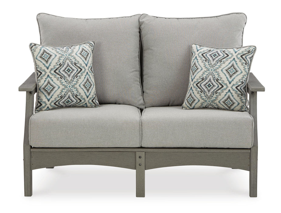 Visola Outdoor Sofa and Loveseat Set - Furniture Max (Falls Church,VA) *