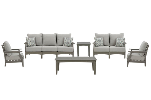 Visola Outdoor Sofa and Loveseat Set - Furniture Max (Falls Church,VA) *
