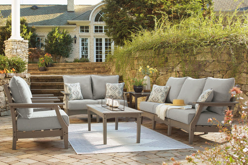Visola Outdoor Sofa and Loveseat Set - Furniture Max (Falls Church,VA) *