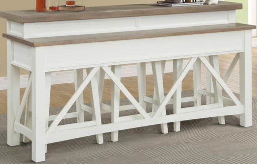 Parker House Americana Modern Everywhere Console with 3 Stools in Cotton - Furniture Max (Falls Church,VA) *