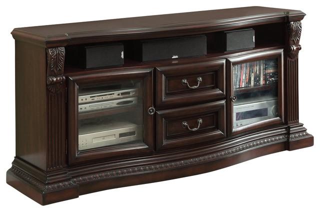 Parker House Bella 67" TV Console w/ Power Center in Dark Almond - Furniture Max (Falls Church,VA) *