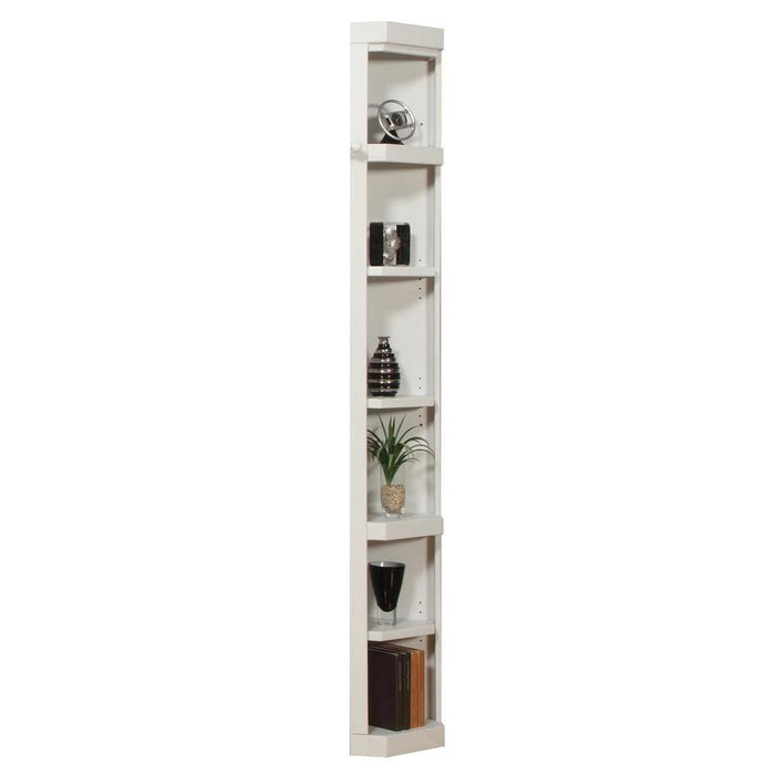 Parker House Boca 6-Piece Bookcase Wall with Ladder in Cottage White - Furniture Max (Falls Church,VA) *