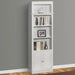 Parker House Boca 6-Piece Bookcase Wall with Ladder in Cottage White - Furniture Max (Falls Church,VA) *