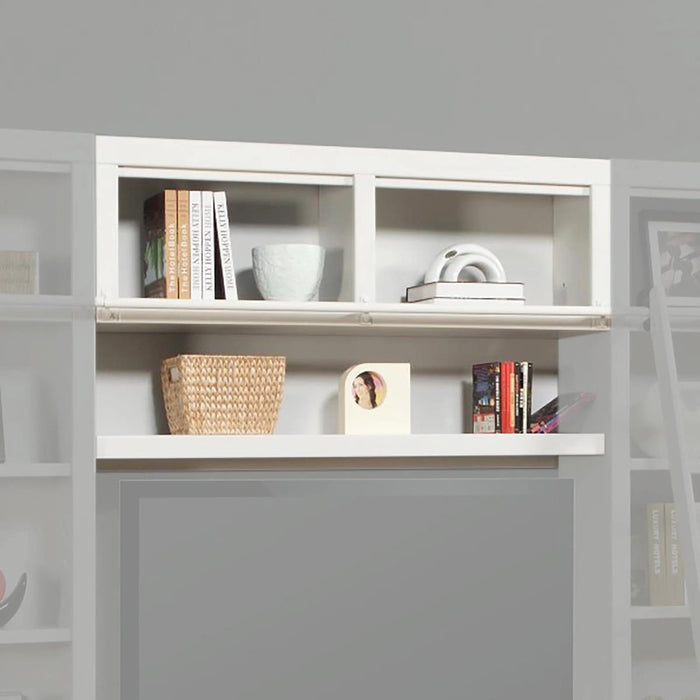 Parker House Boca 12-Piece Library Full Wall w/ Ladder in Cottage White - Furniture Max (Falls Church,VA) *