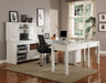 Parker House Boca 6-Piece U-Shaped  Modular Credenza Office in Cottage White - Furniture Max (Falls Church,VA) *