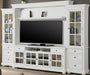 Parker House Cape Cod 4 Piece 76 in. TV Console in Vintage White - Furniture Max (Falls Church,VA) *