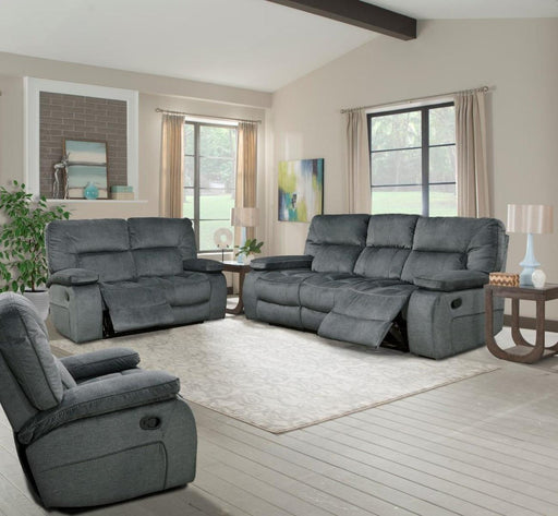Parker House Chapman Sofa Dual Recliner Manual with Drop Down in Polo - Furniture Max (Falls Church,VA) *