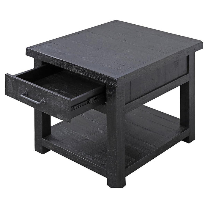 Parker House Durango End Table in Rustic Dark Pine - Furniture Max (Falls Church,VA) *