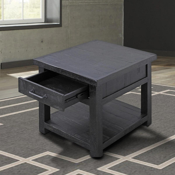 Parker House Durango End Table in Rustic Dark Pine - Furniture Max (Falls Church,VA) *