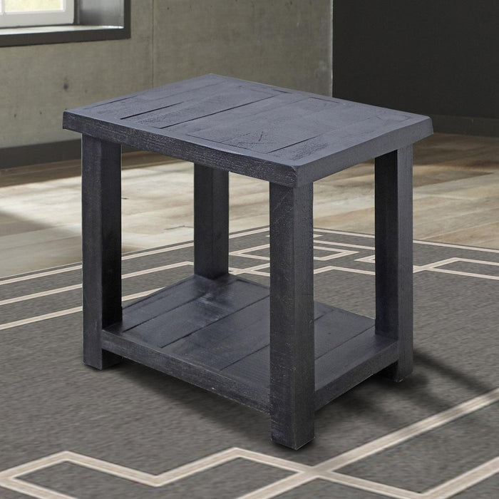 Parker House Durango Chairside Table in Rustic Dark Pine - Furniture Max (Falls Church,VA) *