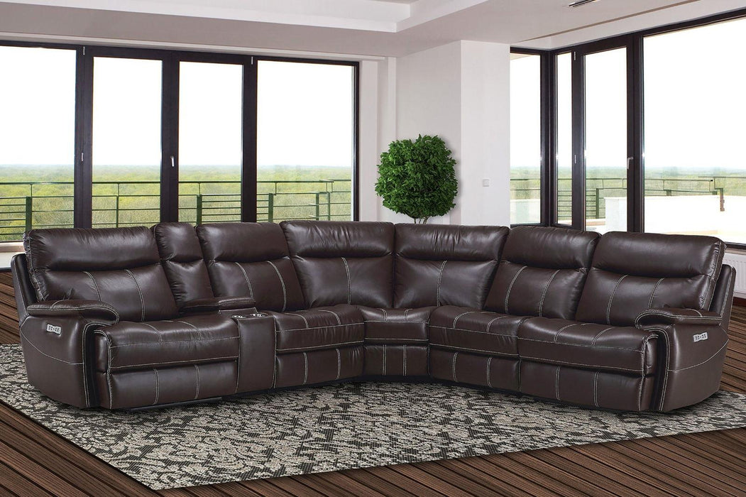 Parker House Dylan Entertainment Console in Mahogany - Furniture Max (Falls Church,VA) *