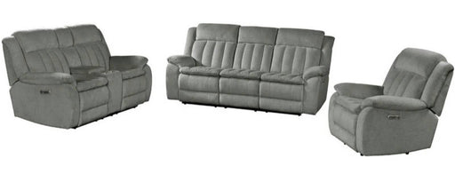 Parker House Furniture Cuddler Power Console Loveseat in Laurel Dove - Furniture Max (Falls Church,VA) *