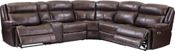 Parker House Furniture Eclipse Power Left Arm Facing Recliner in Florence Brown - Furniture Max (Falls Church,VA) *