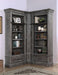 Parker House Gramercy Park 2pc Museum Bookcase in Vintage Burnished Smoke-2 - Furniture Max (Falls Church,VA) *