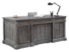 Parker House Gramercy Park Double Pedestal Executive Desk in Vintage Burnished Smoke-3 - Furniture Max (Falls Church,VA) *
