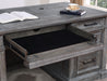 Parker House Gramercy Park Double Pedestal Executive Desk in Vintage Burnished Smoke-3 - Furniture Max (Falls Church,VA) *