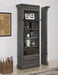 Parker House Gramercy Park 3pc Museum Bookcase in Vintage Burnished Smoke-3 - Furniture Max (Falls Church,VA) *