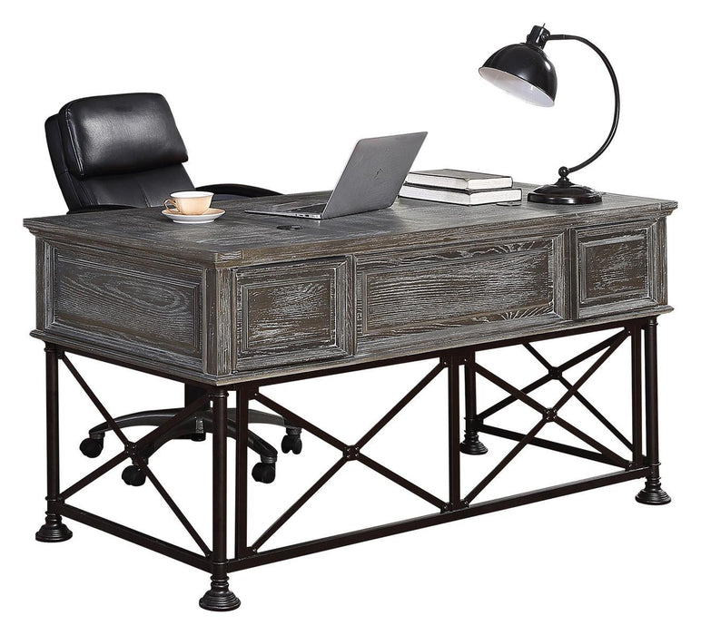 Parker House Gramercy Park Writing Desk in Vintage Burnished Smoke - Furniture Max (Falls Church,VA) *