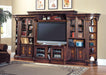 Parker House Huntington Expandable Grand Entertainment Wall in Vintage Pecan - Furniture Max (Falls Church,VA) *