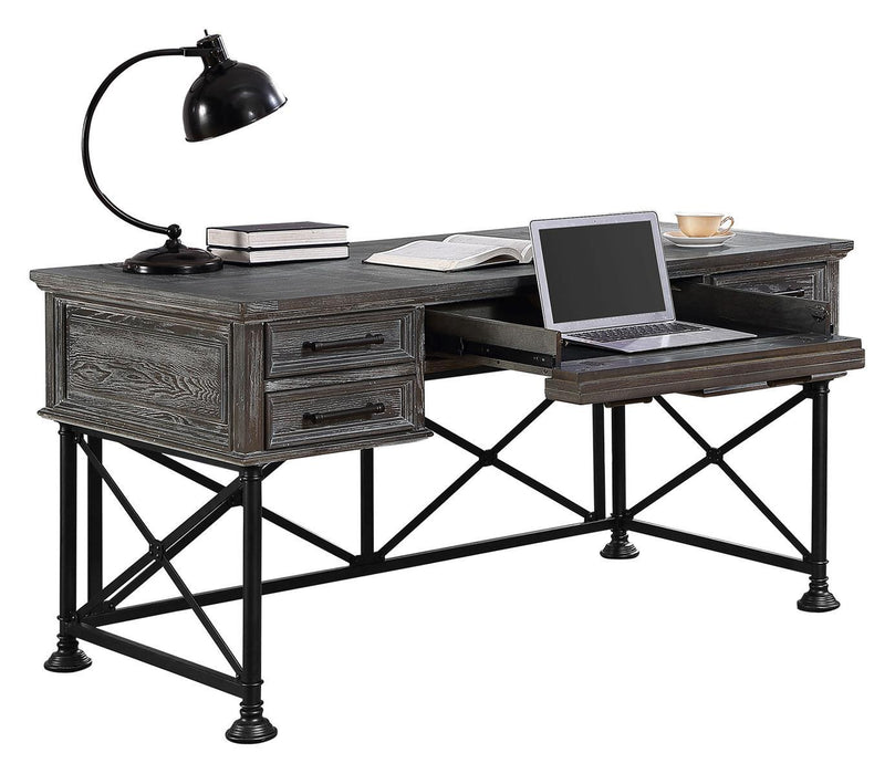 Parker House Gramercy Park Writing Desk in Vintage Burnished Smoke - Furniture Max (Falls Church,VA) *