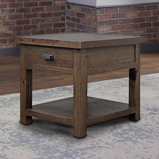 Parker House Lapaz End Table in Rustic Worn Pine - Furniture Max (Falls Church,VA) *