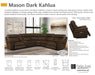 Parker House Mason Manual Armless Recliner in Dark Kahlua - Furniture Max (Falls Church,VA) *
