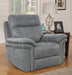 Parker House Mason Recliner Power with USB Charging Port and Power Hradrest in Carbon - Furniture Max (Falls Church,VA) *