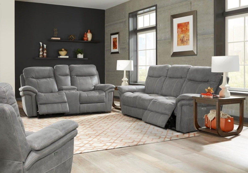 Parker House Mason Sofa Dual Reclining Power with USB Charging Port and Power Headrest in Carbon - Furniture Max (Falls Church,VA) *