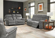 Parker House Mason Sofa Dual Reclining Power with USB Charging Port and Power Headrest in Carbon - Furniture Max (Falls Church,VA) *