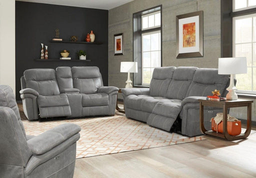 Parker House Mason Loveseat Dual Reclining Power with USB Charging Port and Power Hradrest in Carbon - Furniture Max (Falls Church,VA) *