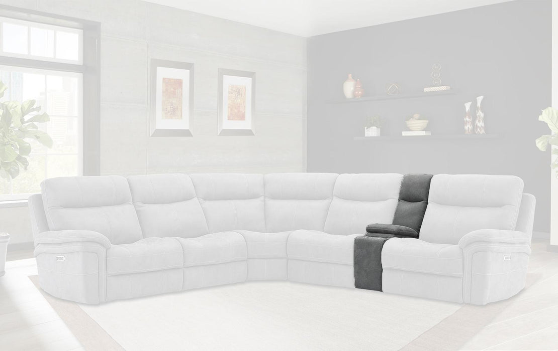 Parker House Mason Straight Console in Carbon - Furniture Max (Falls Church,VA) *