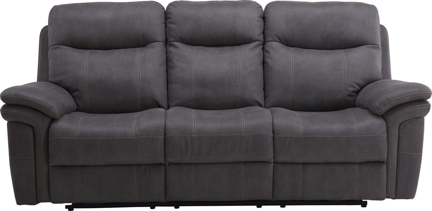 Parker House Mason Sofa Dual Reclining Power with USB Charging Port and Power Headrest in Charcoal - Furniture Max (Falls Church,VA) *