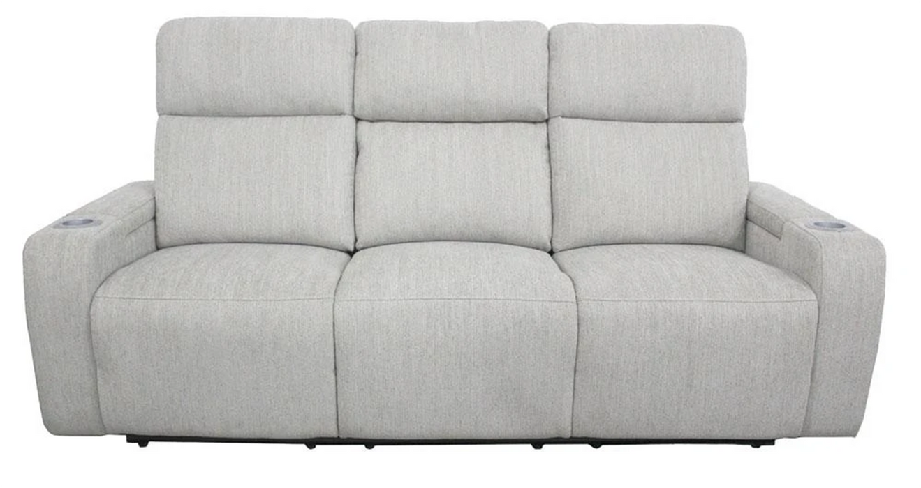 Parker House Orpheus Power Drop Down Console Sofa in Bisque - Furniture Max (Falls Church,VA) *
