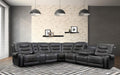 Parker House Outlaw Armless Chair with Drop Down Table in Stallion - Furniture Max (Falls Church,VA) *
