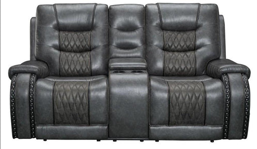 Parker House Outlaw Power Console Loveseat in Stallion - Furniture Max (Falls Church,VA) *