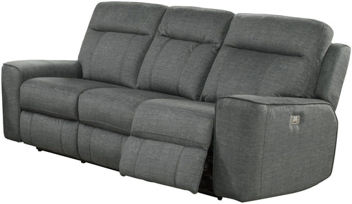 Parker House Parthenon Sofa Dual Power with USB and Power Headrest in Titanium - Furniture Max (Falls Church,VA) *