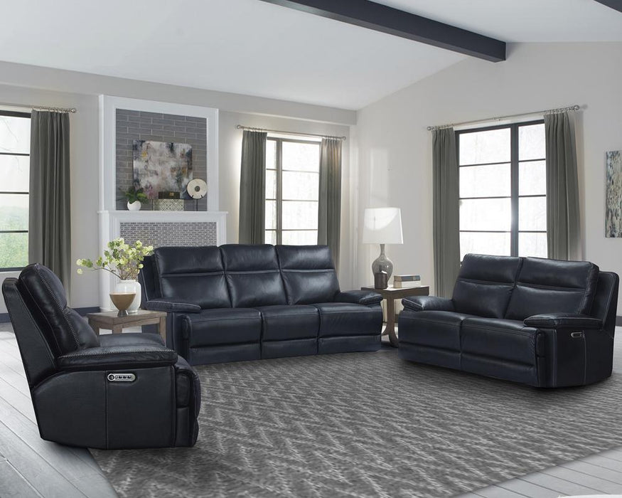 Parker House Paxton Power Recliner in Navy - Furniture Max (Falls Church,VA) *