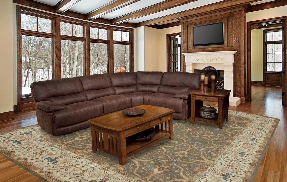 Parker House Pegasus 4pc Power Recliner Sectional in Dark Kahlua - Furniture Max (Falls Church,VA) *