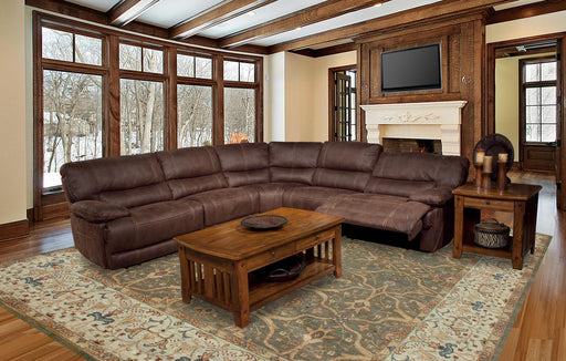 Parker House Pegasus 5pc Power Recliner Sectional in Dark Kahlua - Furniture Max (Falls Church,VA) *