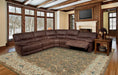 Parker House Pegasus 5pc Power Recliner Sectional in Dark Kahlua - Furniture Max (Falls Church,VA) *