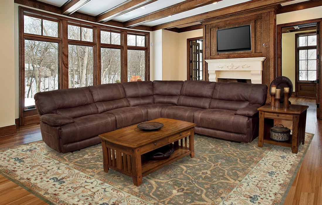 Parker House Pegasus 5pc Power Recliner Sectional in Dark Kahlua - Furniture Max (Falls Church,VA) *