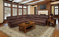 Parker House Pegasus 5pc Power Recliner Sectional in Dark Kahlua - Furniture Max (Falls Church,VA) *