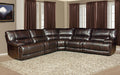 Parker House Pegasus 5pc Power Recliner Sectional in Nutmeg - Furniture Max (Falls Church,VA) *