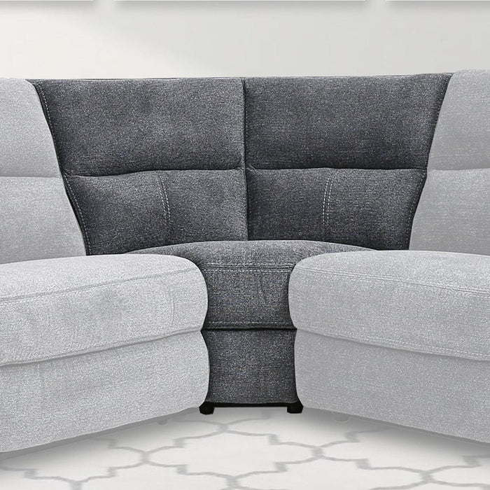 Parker House Polaris Corner Wedge in Bizmark Grey - Furniture Max (Falls Church,VA) *